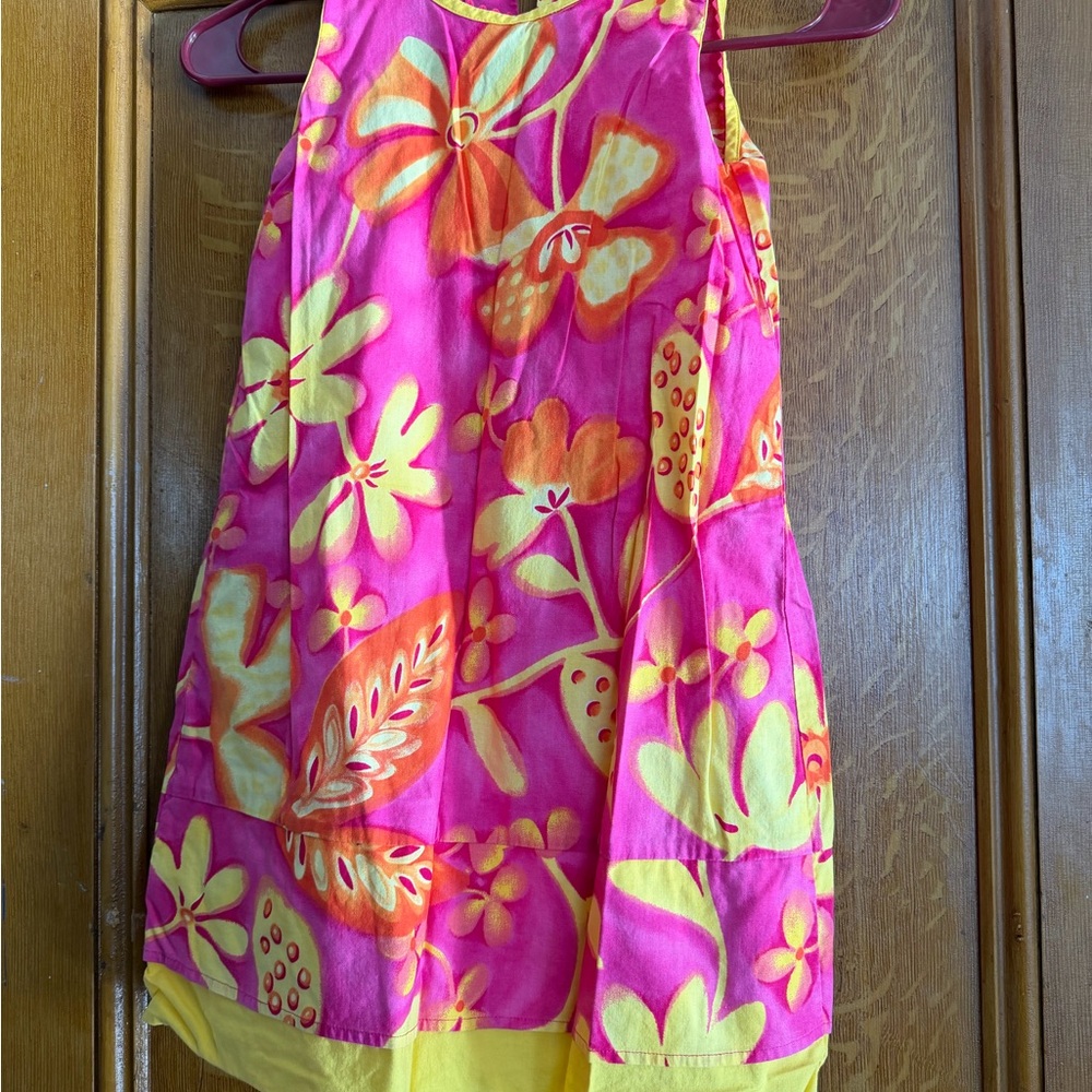 Girls Hanna Anderson Dress. Size 110. Good used condition.